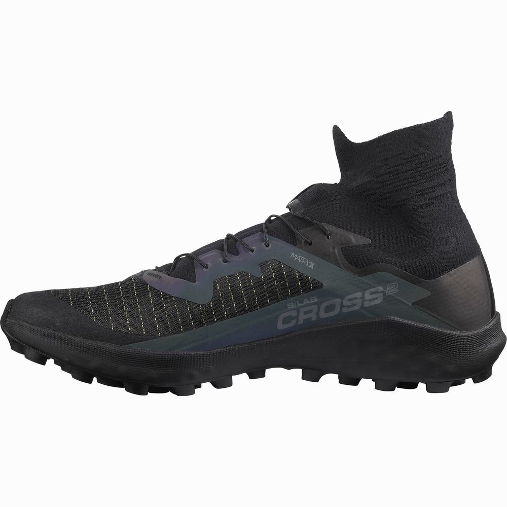 Women's Salomon S/Lab Cross 2 Trail Running Shoes Black | NZ-5246387