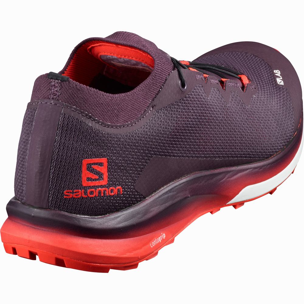 Women's Salomon S/Lab Ultra 3 Trail Running Shoes Purple/Red | NZ-2439675