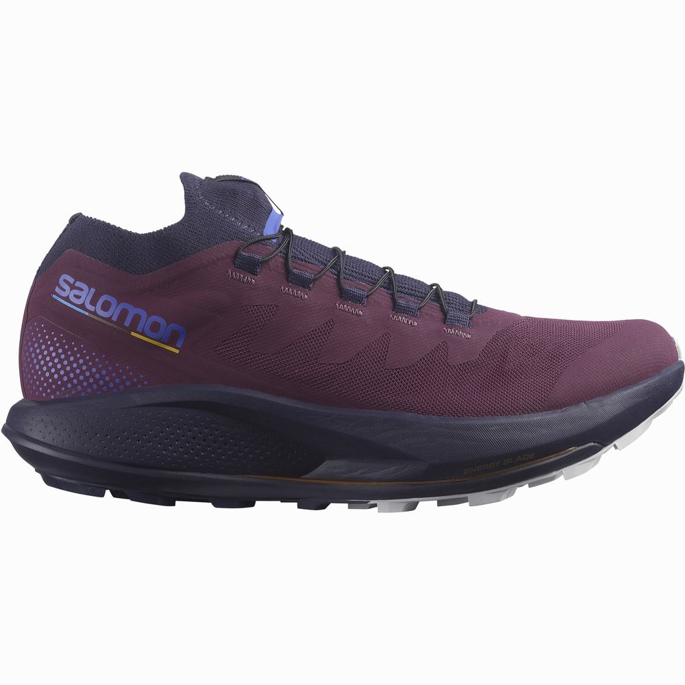 Women's Salomon Pulsar Trail Pro Trail Running Shoes Purple | NZ-6845032